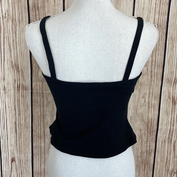 Finley Cropped Black Tank Small - Picture 4 of 7